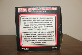 1/16 Case 1170 Black Knight Demonstrator Tractor CE 6
