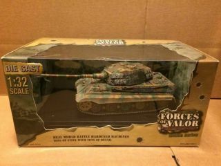 Forces Of Valor German King Tiger Normandy 1944 Unimax 1:32 Tank