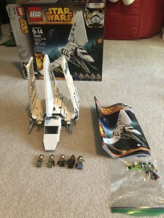 Lego 75094 Star Wars Imperial Shuttle Tydirium Completely W/ Instr.  Box