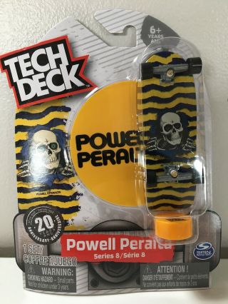 Tech Deck Powell Peralta Ripper Fingerboard Skull Bones Brigade 20th Anniversary