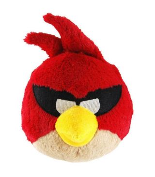 Angry Birds 5 " Red Space Bird Plush Officially Licensed