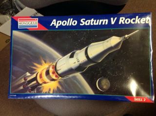 Khs - 1/144 Monogram Model Kit 5082 Apollo Saturn V Rocket