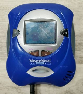 Video Now Color Personal Video Player - Blue - Portable - Great - No Pwr