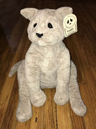 Cuddly Quarry Critters Cat “cookie” Second Nature Design Stuffed Animal Toy Euc