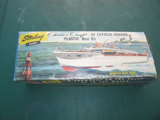 Lindberg Chris Craft 42 ' Express Cruiser Plastic Boat Kit 2