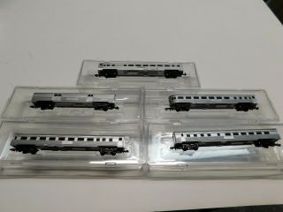 Z Scale - Marklin Mini - Club - Set Of (5) Southern Passenger Train Cars