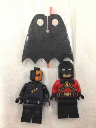 Custom Lego Minifig Red Robin & Deathstroke By Christo7108