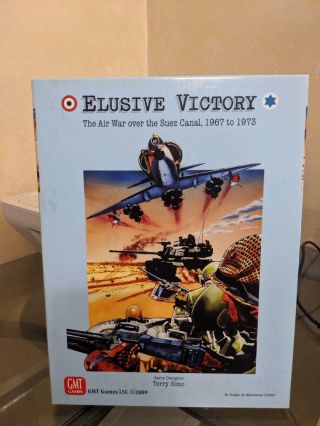 Elusive Victory,  The Air War Over The Suez Canal 1967 - 73 Gmt Unpunched Unplayed