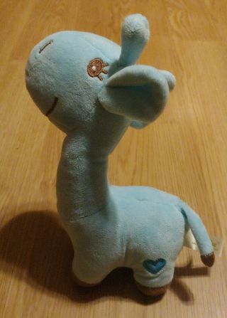 Dan Dee Blue Giraffe Plush Stuffed Animal Toy Plush 8 " Tall Euc
