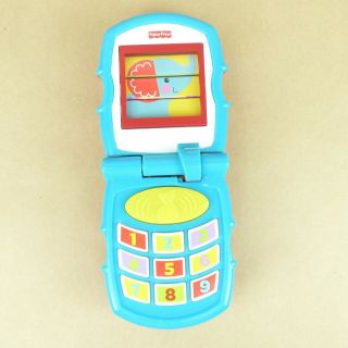 Fisher Price Brilliant Basics Friendly Toy Flip Phone (batteries Install)