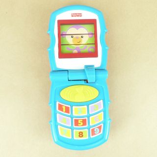 Fisher Price Brilliant Basics Friendly Toy Flip Phone (Batteries Install) 5