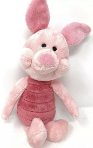 Disney Store Piglet Stuffed Animal Plush Winnie The Pooh 15”