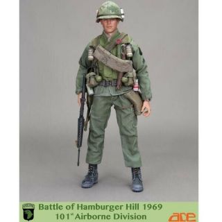 Ace Toys 1/6 Scale 12 " Battle Of Hamburger Hill 1969 Action Figure 13023