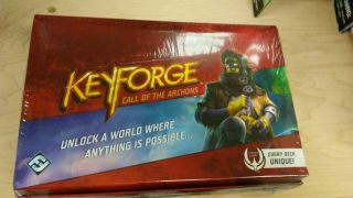 Keyforge Factory Deck Display Box 12 Decks Call Of The Archons Ships Now