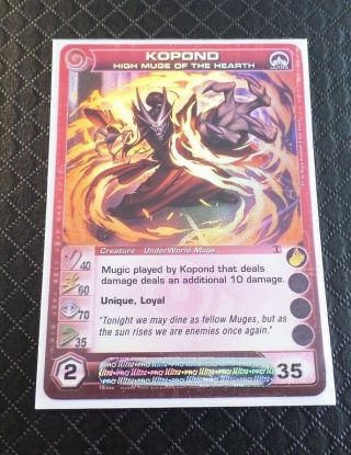 Chaotic Card Ultra Rare Chaotic Card Kopond High Muge Of The Hearth Ccg