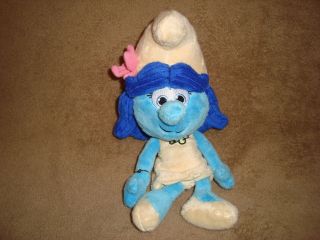 The Smurfs The Lost Village Smurfblossom 10 " 2016 Plush From Movie Theatre