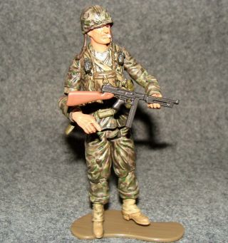 1:18 Ultimate Soldier Wwii U.  S Marine Fatigue Jungle Thompson Gunner Figure 4 "