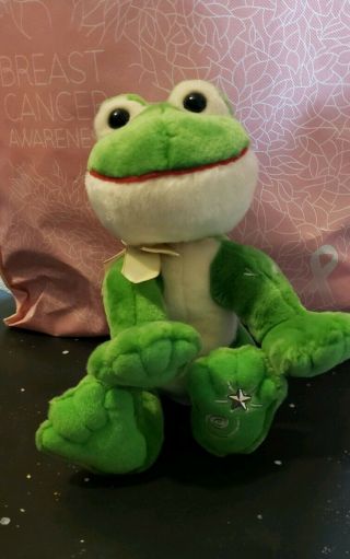 Russ Berrie Shining Stars Frog 8 " Plush Stuffed Animal