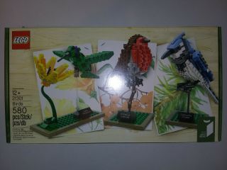 Lego Ideas Birds 21301 Blue Jay Hummingbird Robin Retired Cuusoo &