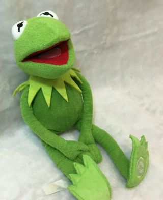 Disney Store Muppets 17” Plush Kermit The Frog Stuffed Animal Toy 3