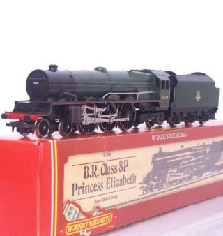 Impessive Hornby R080 Oo - Br Green Class 8p Pacific " Princess Elizabeth " 46201