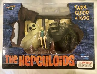 Hanna Barbera Herculoids - Box Set From Toynami Tara,  Gloop & Igoo 2003
