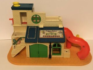 Vintage 1976 Fisher Price Sesame Street Clubhouse