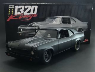 1969 1320 Drag Kings Chevrolet Nova Blackout 1:18 Gmp 18915 “ Read”