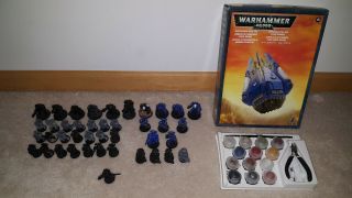 Warhammer 40k - Small Ultramarine Army (drop Pod,  Assembly Tools) - Read Desc.