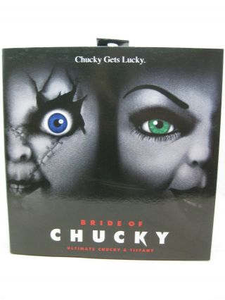 Bride Of Chucky - 7 " Scale Action Figure - Ultimate Chucky & Tiffany 2 - Pack Neca