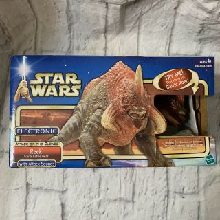 Star Wars Attack Of The Clones / Hasbro 2002 Electronic Reek Arena Battle Beast