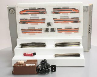 Bachmann 51 - 4001 N Scale Fench Tgv Electric Dc Locomotive Set Ex/box