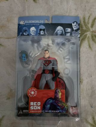 Elseworlds Series 2 Red Son President Superman 6in Action Figure Dc Direct Toys