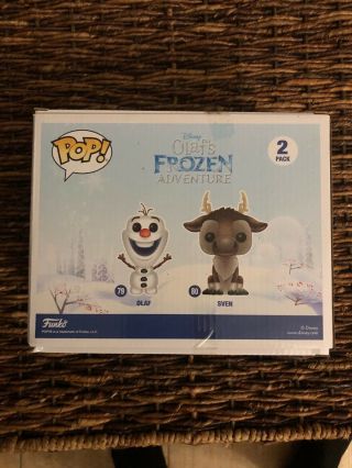 Funko - POP Disney: Frozen 2PK - Olaf and Sven 3