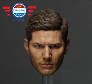 Custom 1/6 Supernatural Dean Winchester Jensen Ackles Head Sculpt For 12  Male