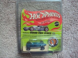 Hot Wheels Redline Shelby Turbine In Package With Button,  1969