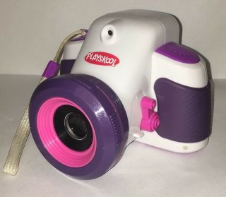 Playskool Showcam 2 In 1 Camera/projector Purple White A5257