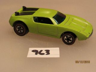 (963) Hot Wheels Redline 1973 Enamel Exploder Lime