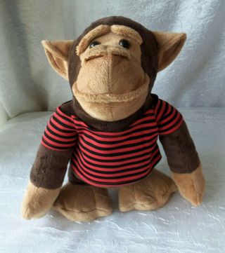 Gemmy Animated Side Stepping Monkey 12 " Plush Sings " I Know You Want Me " Pitbull