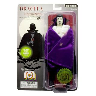 Mego Horror Dracula Purple Cape Glow 8 Inch Action Figure