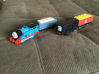 Trackmaster Talking Thomas And Talking Diesel With Cars