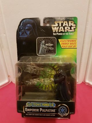 Star Wars Power Of The Force Emperor Palpatine Moc Electronic Power F/x