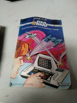 Vintage 1979 Kenner Star Wars Electronic Battle Command Game w/ Box 2