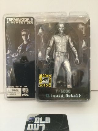 Terminator T - 1000 Liquid Metal Terminator 2 Judgment Day Neca Figure Comic Con