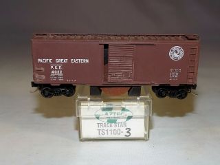 N Scale Aztec Ts1100 - 3 Pacific Great Eastern P.  G.  E.  4022 Track Cleaning Car
