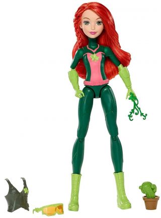 Dc Hero Girls Poison Ivy Figure 12 " Doll Mission Gear Mattel Fcd08 Chop