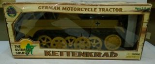 Ultimate Soldier WWII KETTENKRAD GERMAN MOTORCYCLE TRACTOR 1:6 Scale 1999 w Box 6