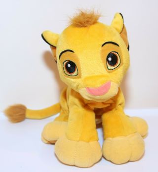 ❤️10” Disney Hasbro Soft Purring Baby Simba The Lion King Rattle Toy Plush❤️