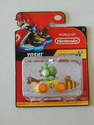Yoshi World Of Nintendo Mario Kart 8 2 " Figure Series 1 - 3 2017