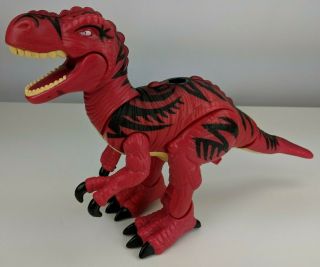 2004 Mattel Imaginext Roaring Dinosaur T - Rex With Roaring Sound